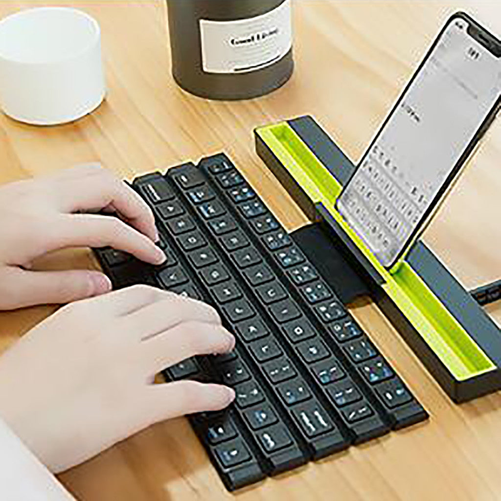 Portable Mini Folding Bluetooth Keyboard Foldable