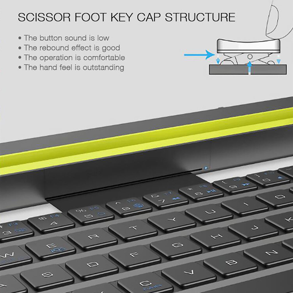 Portable Mini Folding Bluetooth Keyboard Foldable