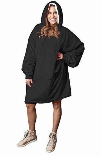 Over Size Blanket Sweatshirt Hoodie Ultra Plush